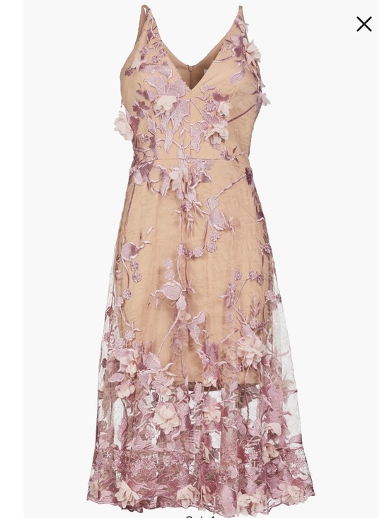 Dress the Population Dresses & Skirts - Dress the Population Audrey Embroidered Fit & Flare Dress